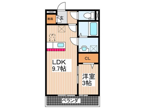 メゾン・ド・ＣＨＴの物件間取画像